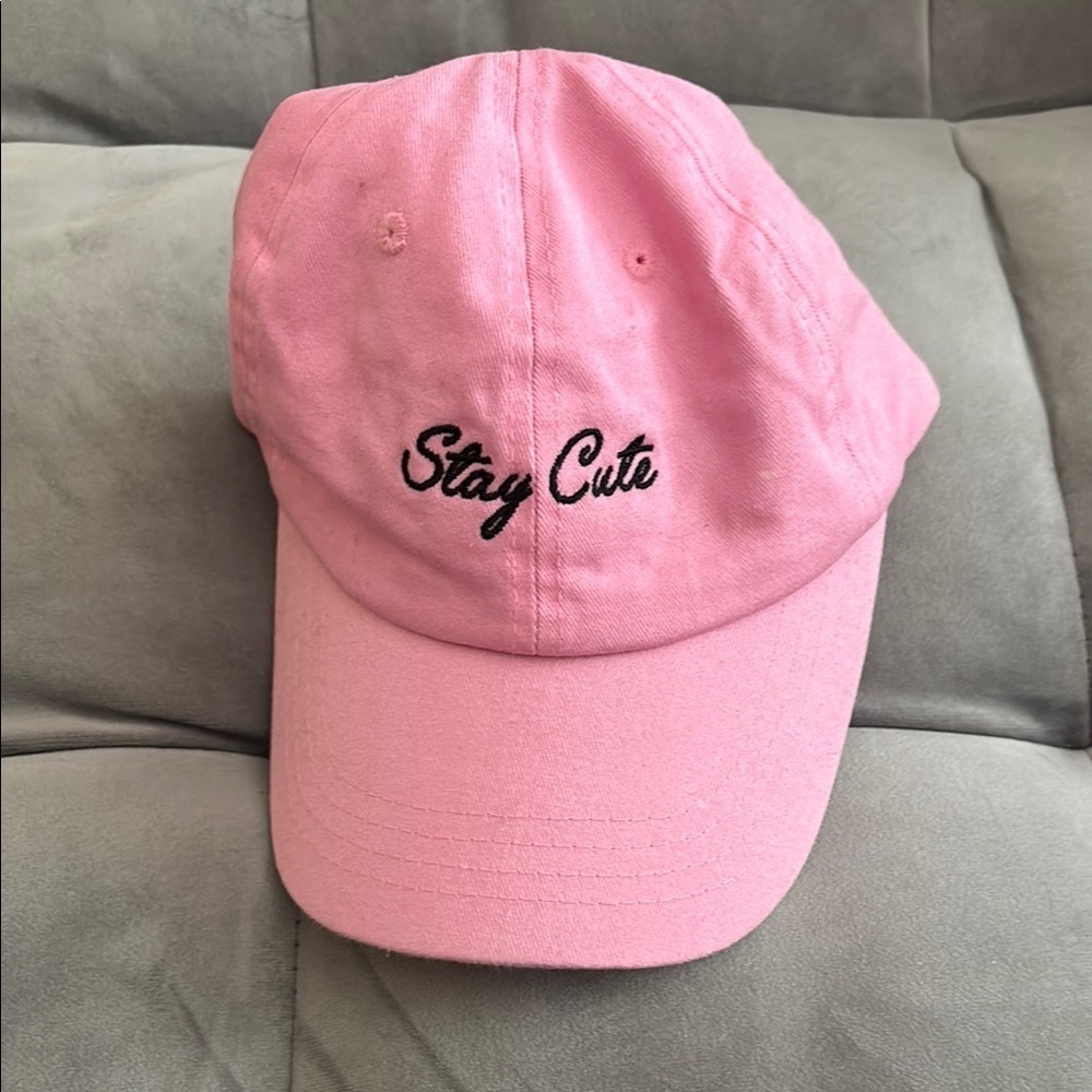Stay Cute Pink Hat